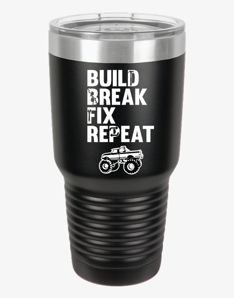 Build Break Fix Repeat Lifted Truck Polar Camel 30oz - 30 Oz Polar Camel, transparent png