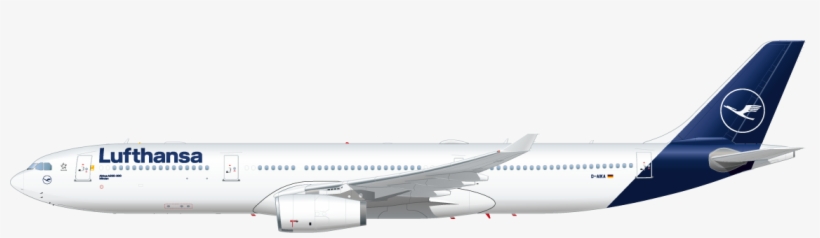 Airbus A319 Lufthansa, transparent png