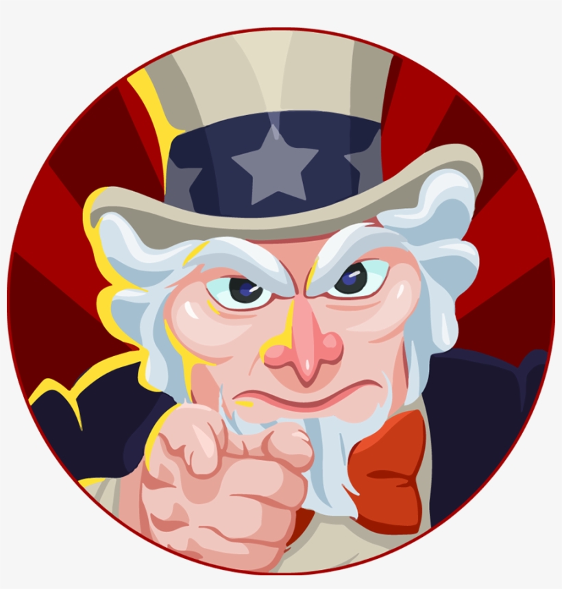 Io Skins Page - Agario Uncle Sam, transparent png