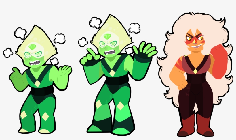 Steven Universe Peridot & Jasper - Cartoon, transparent png