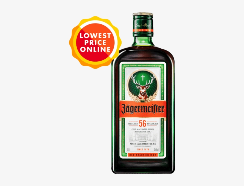 Jagermeister 700ml - Jagermeister 0 5, transparent png