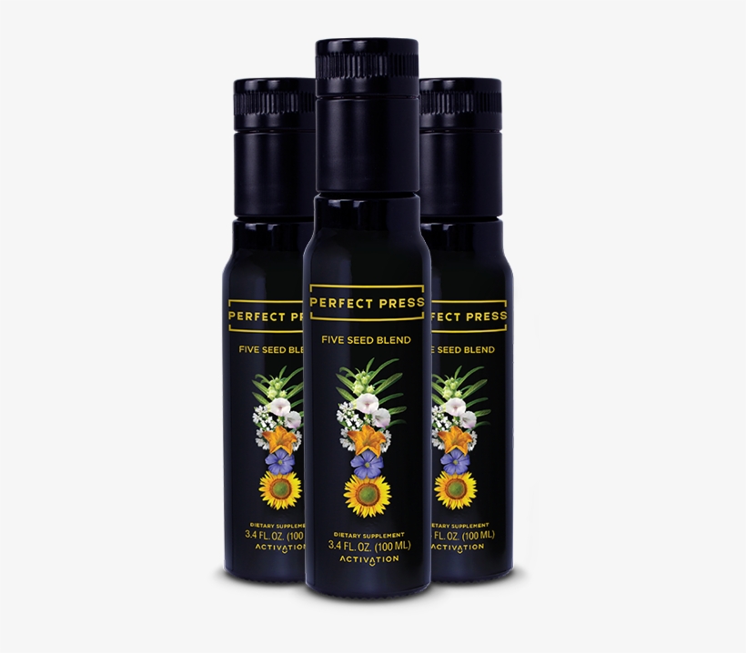 Perfect Press Five Seed Oil Blend 250ml 1 - Flower, transparent png