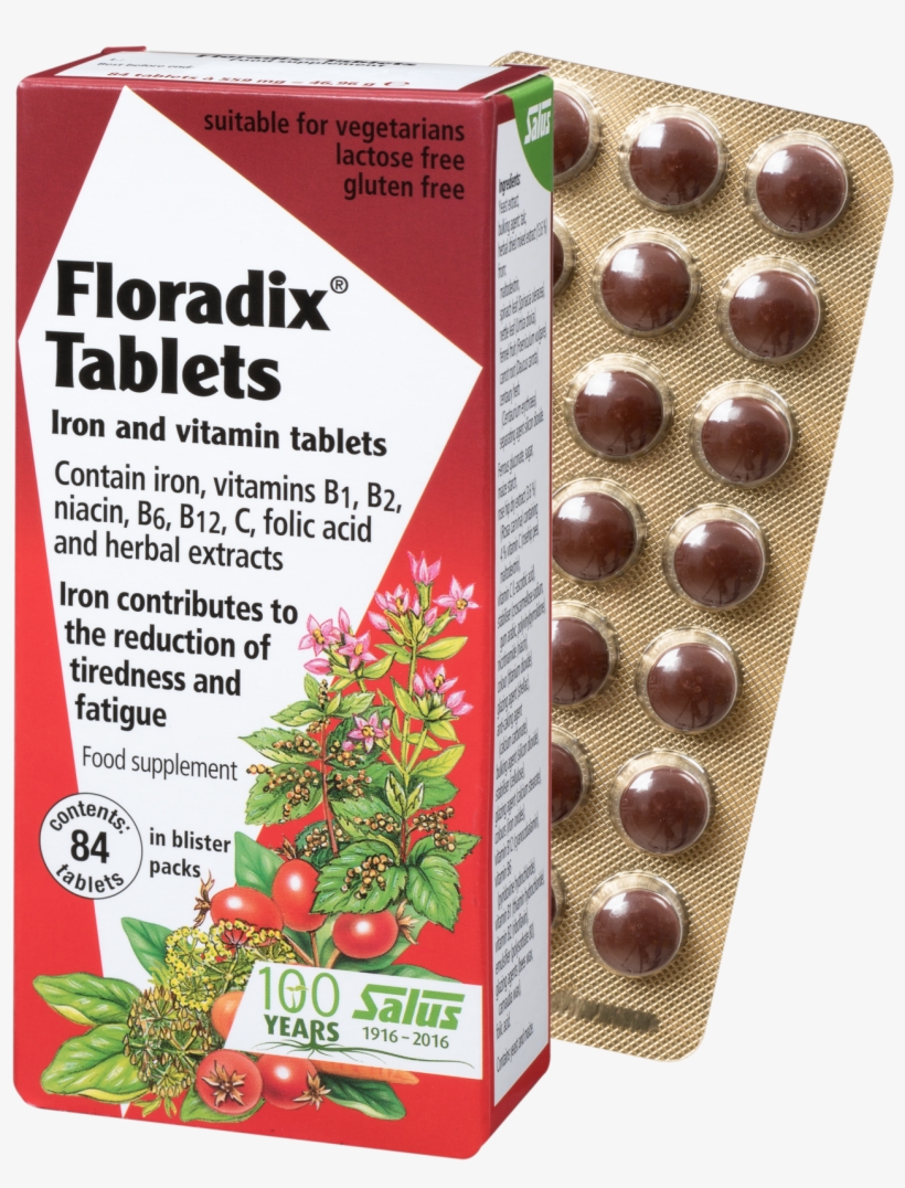 Vitamins Png - Floradix Tablets, transparent png
