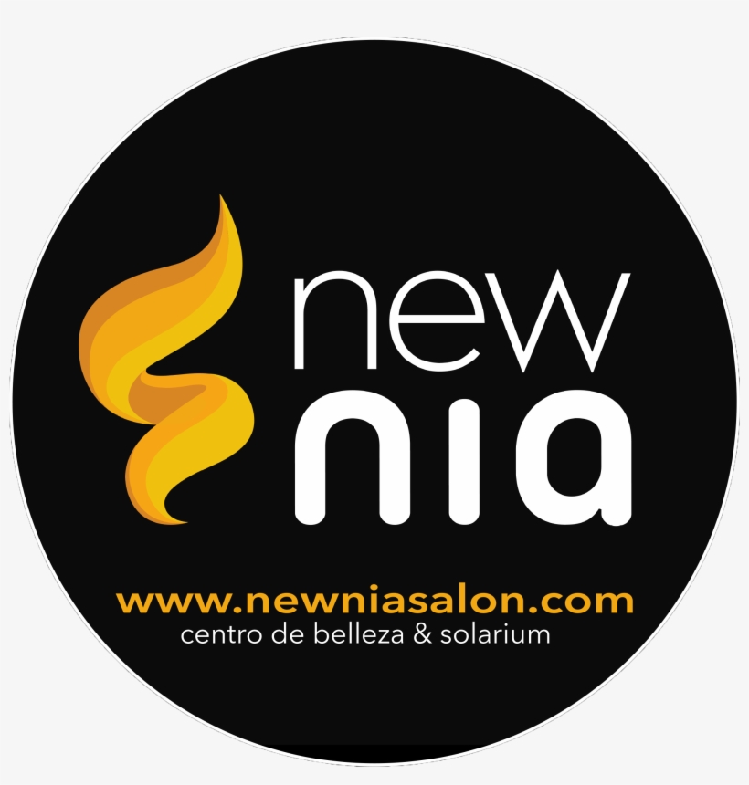 Newnia Logotipo Color Negro Circulo Transparente - Graphic Design, transparent png