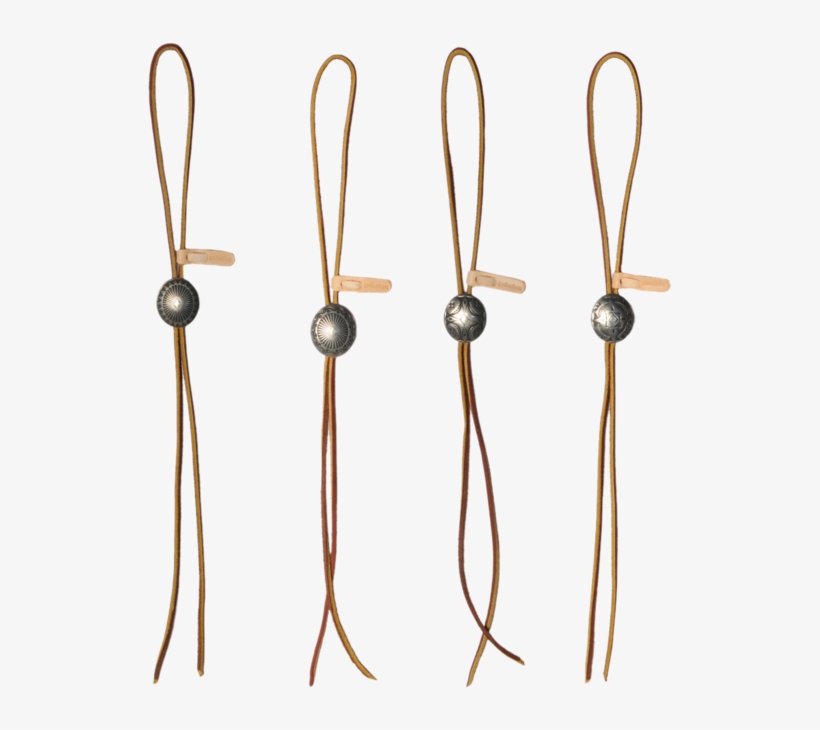 Mg Btc01 Qb Leather Bolo Tie W Concho - Body Jewelry, transparent png