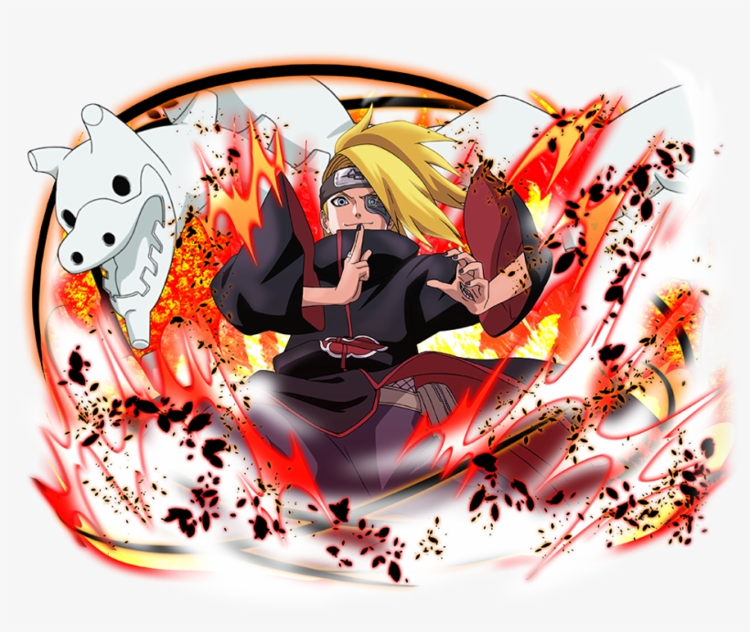 30 Jul - Naruto Ninja Blazing Deidara, transparent png
