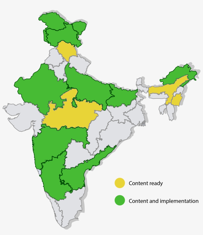India - India Map Only State, transparent png
