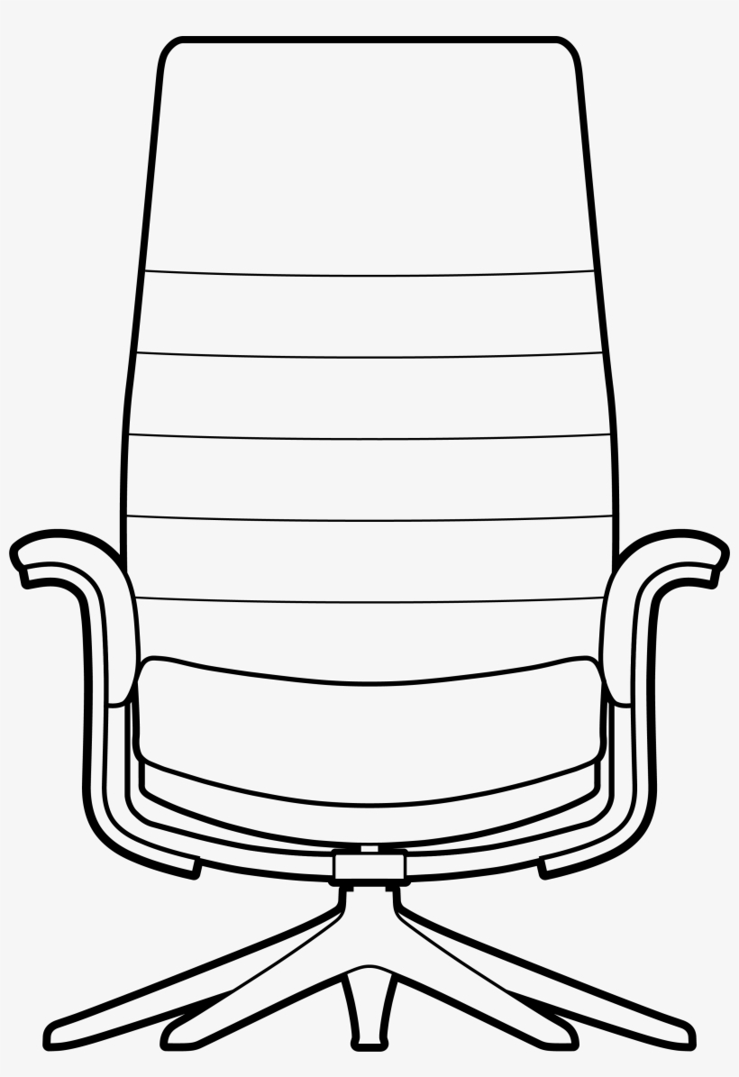 Sense Horizon Frontview - Office Chair, transparent png