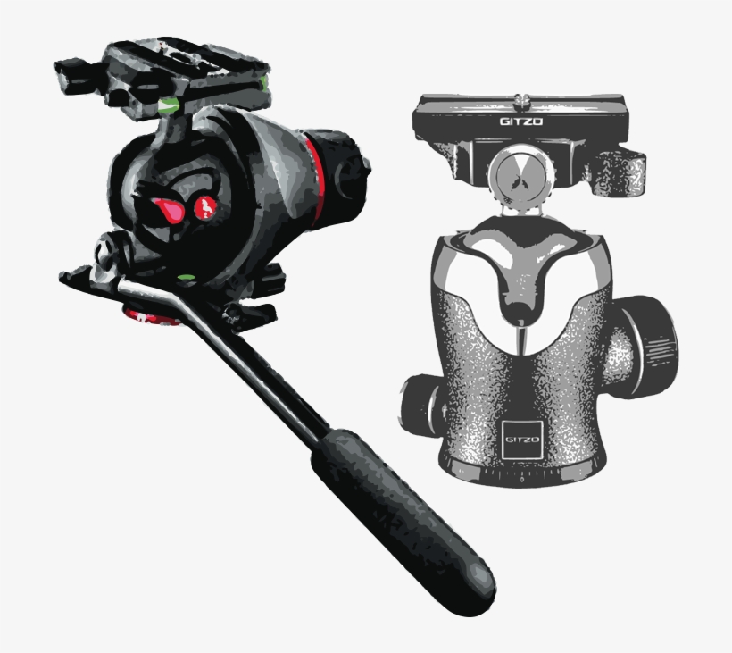Tripod Heads - Photography - Camera Support - Dubai - Manfrotto Movie Photo Head, transparent png