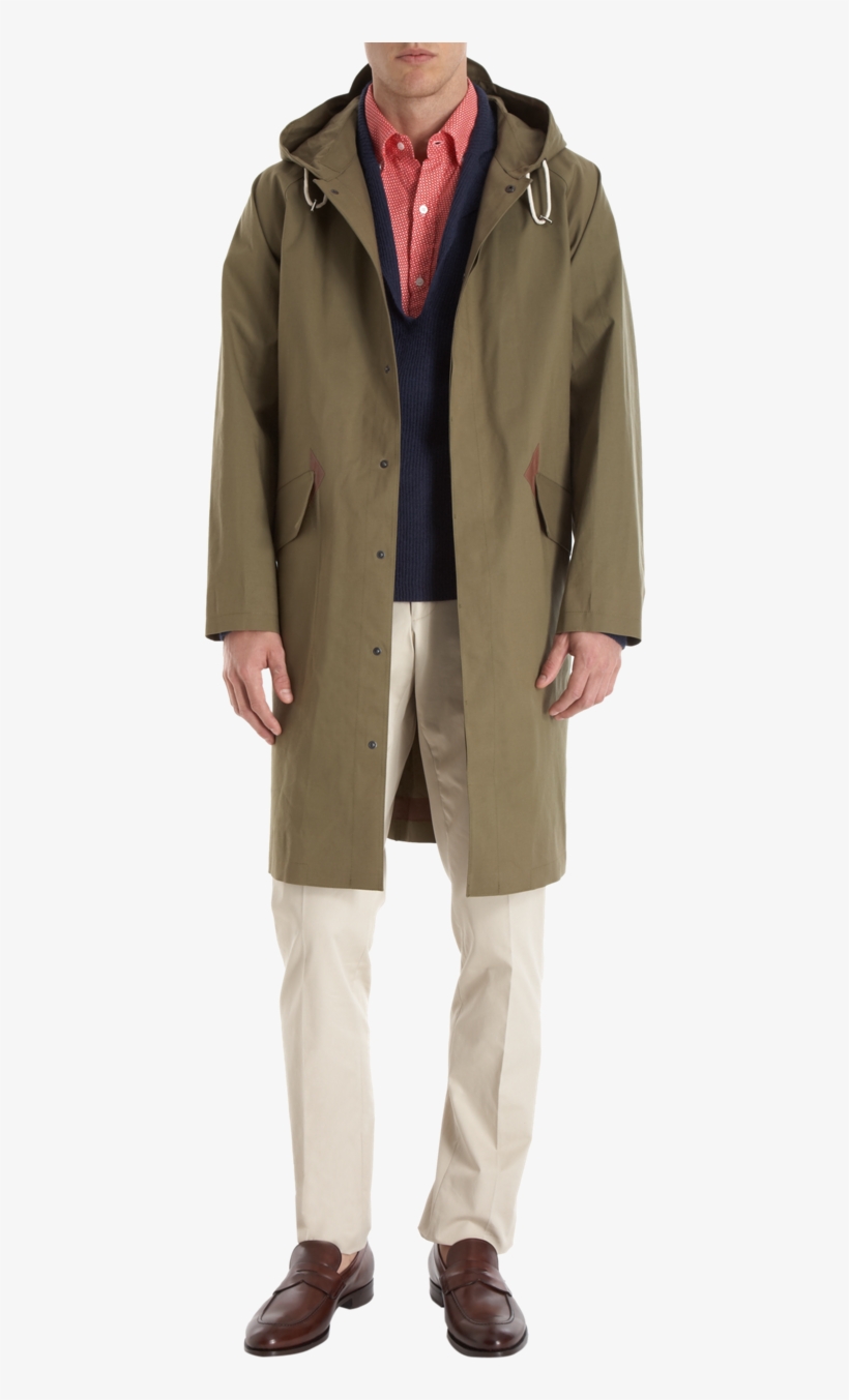Transparent Raincoat Men - Overcoat, transparent png