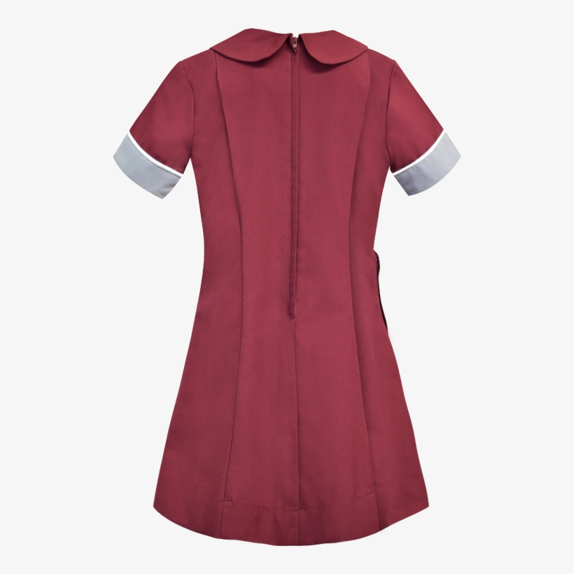 School Uniform Dress Back View - Polo Shirt, transparent png