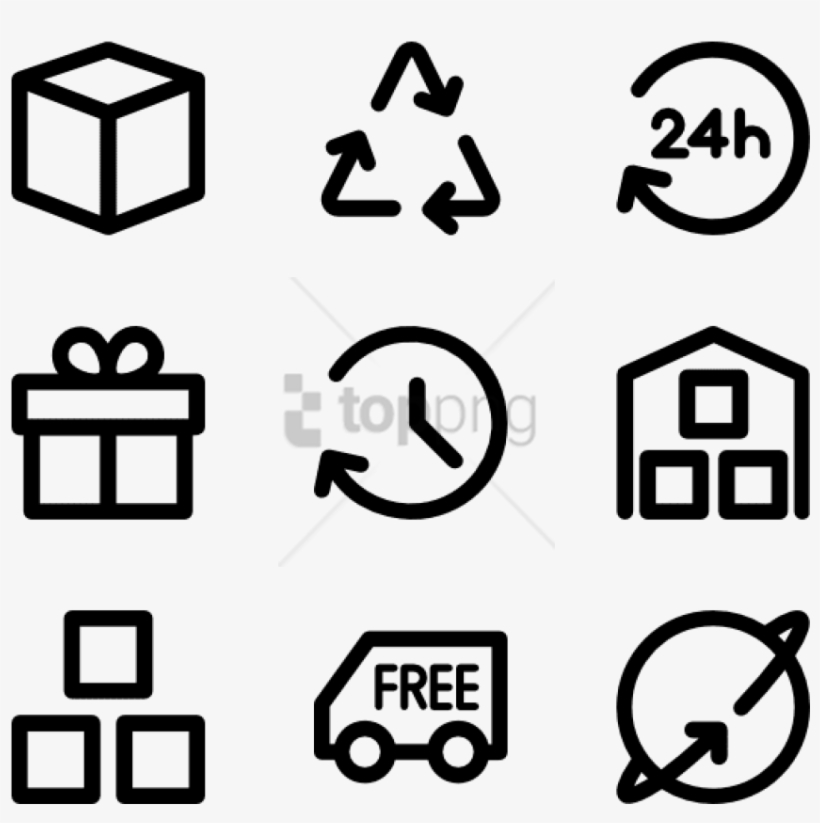 Free Png Logistic Delivery Icon Collection - Home Icon Pack Png, transparent png