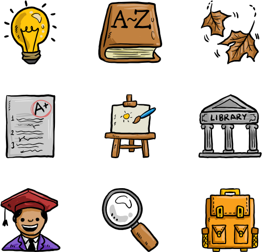 Hand Drawn Icon Family - Hand Drawn Color Png (600x564), Png Download