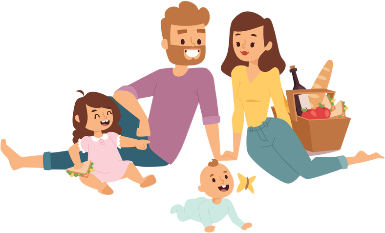 Picnic Royalty Free Clip Art Transprent Png - Child (788x477), Png Download