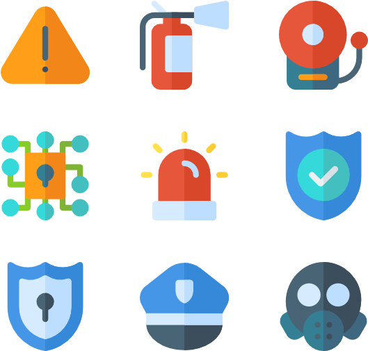 Security 50 Icons - Security Infographic Icons Png (600x564), Png Download
