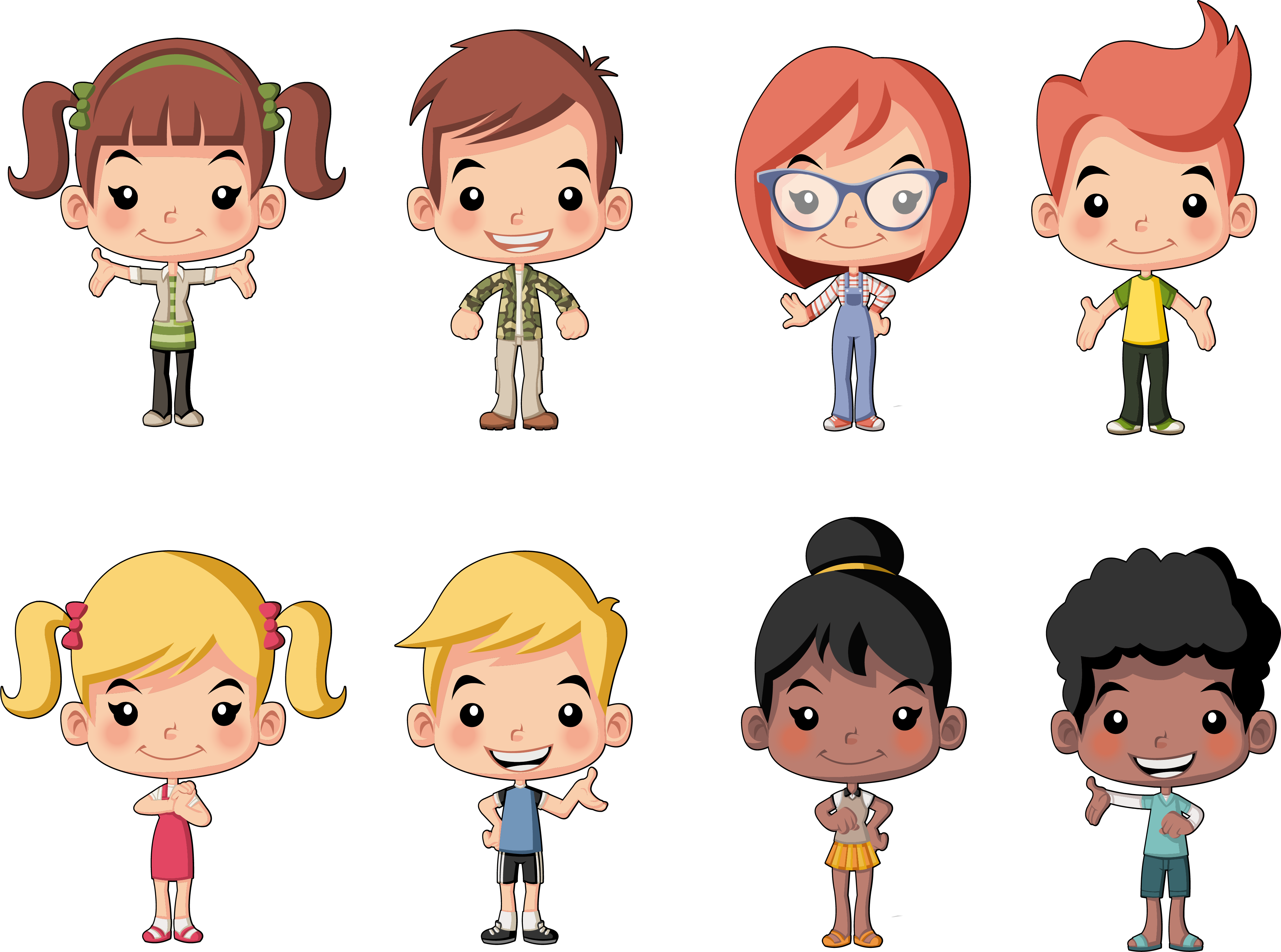 Child Cartoon Woman Illustration (4045x3008), Png Download