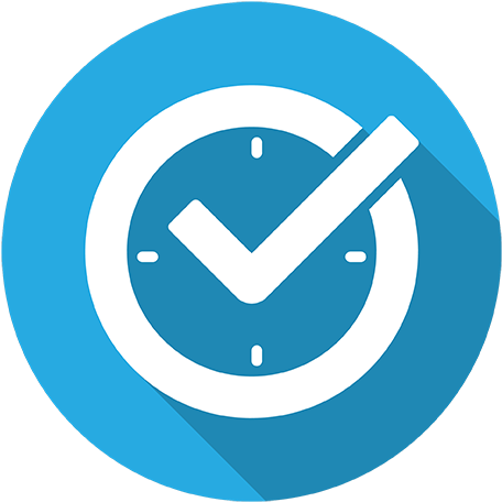 24/7 Protection For Your Home And Family - Clock Check (567x567), Png Download