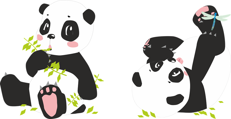 Animated Family Clipart 28, Buy Clip Art - Панда Пнг (960x494), Png Download