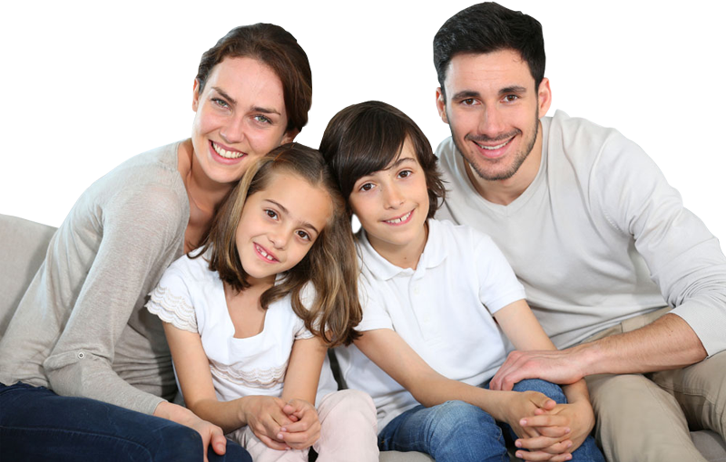 Portrait Of A Smiling Family - Friendship (800x510), Png Download