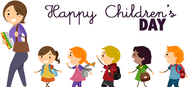 Happy Children's Day 2017 (640x336), Png Download