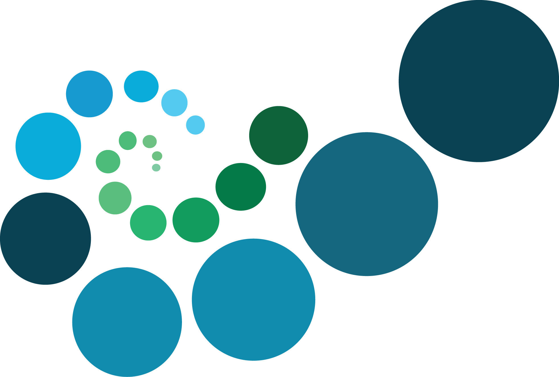 Aqua, Computer Wallpaper, Green, Azure, Circle, Line, - Circle (1963x1325), Png Download
