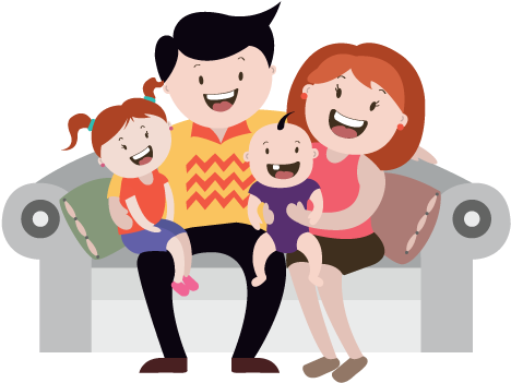 Now, Families Everywhere Are Saving 'happily Ever After' - Vector Graphics (476x358), Png Download