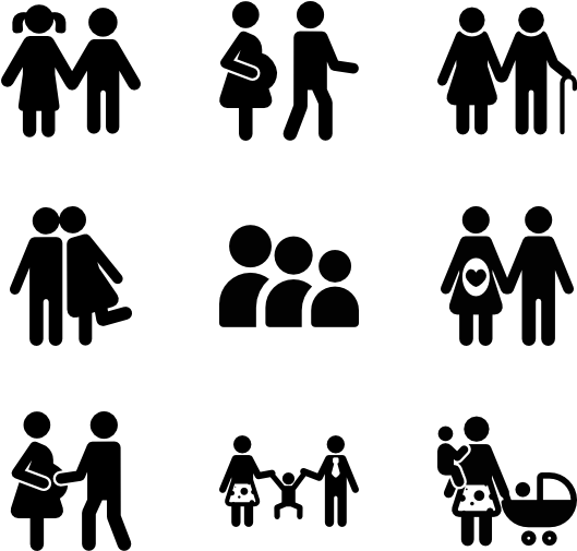 Familiar 30 Icons - Family Icon Transparent Background (600x564), Png Download