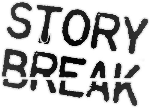 Story Break Is A Weekly Podcast From Rocketjump Where - Black-and-white (500x361), Png Download