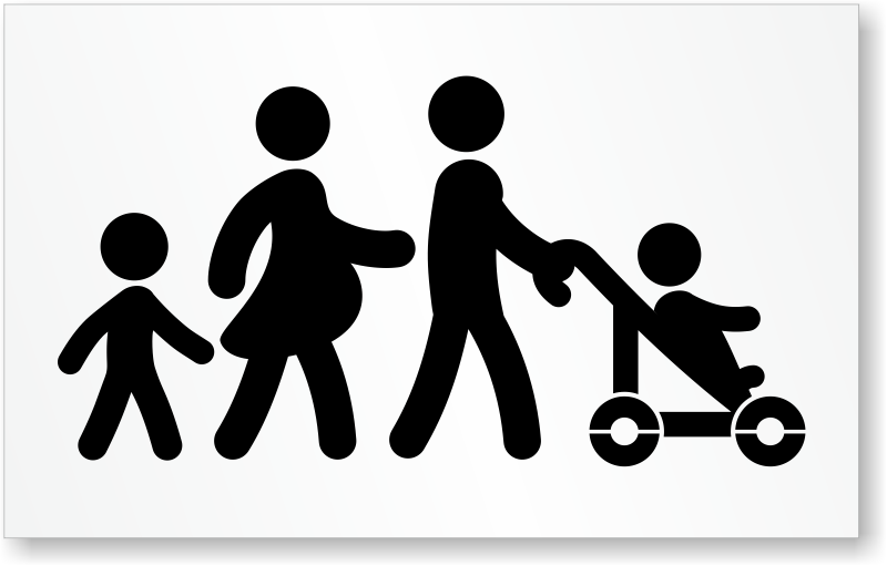 Zoom, Price, Buy - Stick Family Stencil (800x511), Png Download