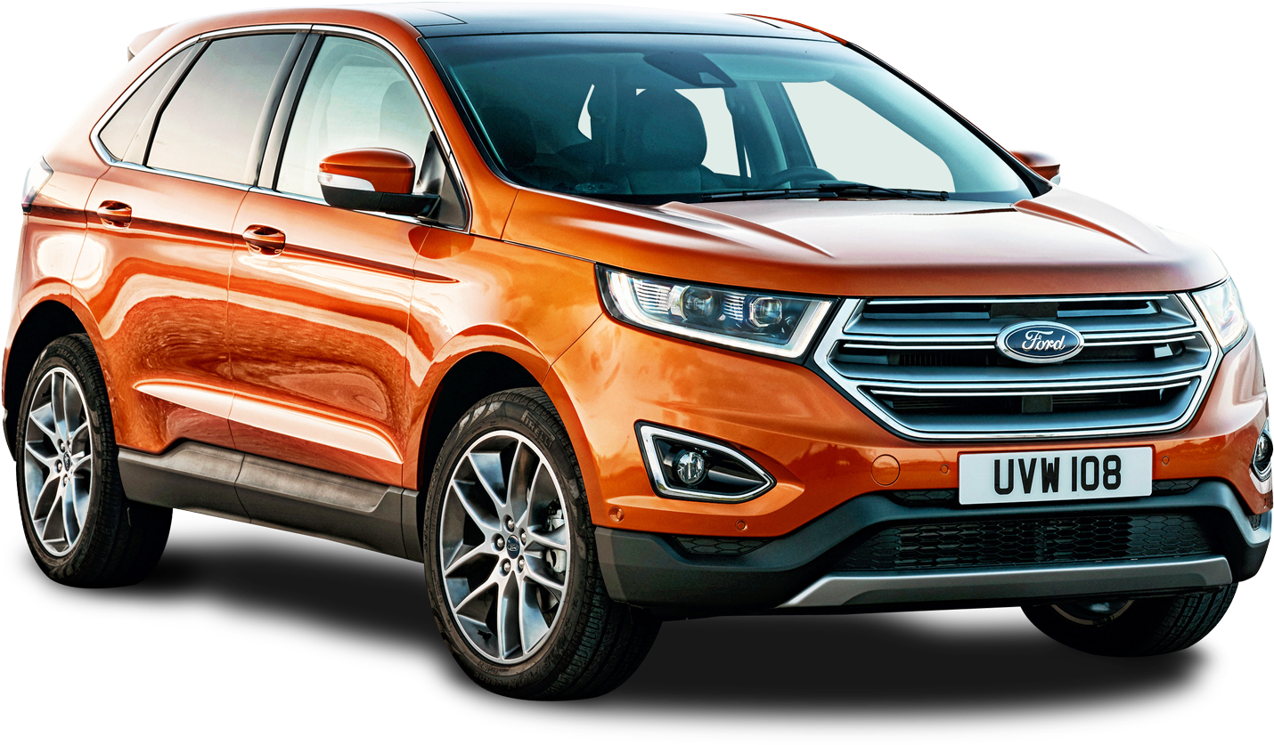 Ford Edge 2018 Orange (1550x925), Png Download