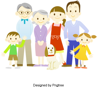 Cartoon Happy Family Design Pattern, Cartoon, Hand-painted, - Family Picture Cartoon Png (360x360), Png Download