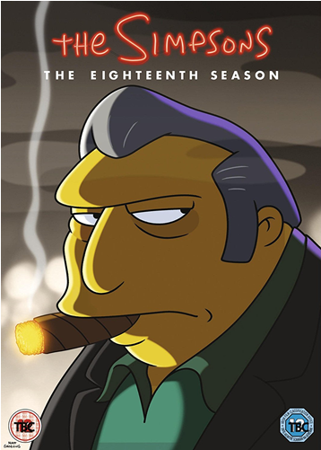 Temporada 18 De Dvd Blu-ray Disc Programa De Televisión - Simpsons Season 18 Dvd Package (500x500), Png Download