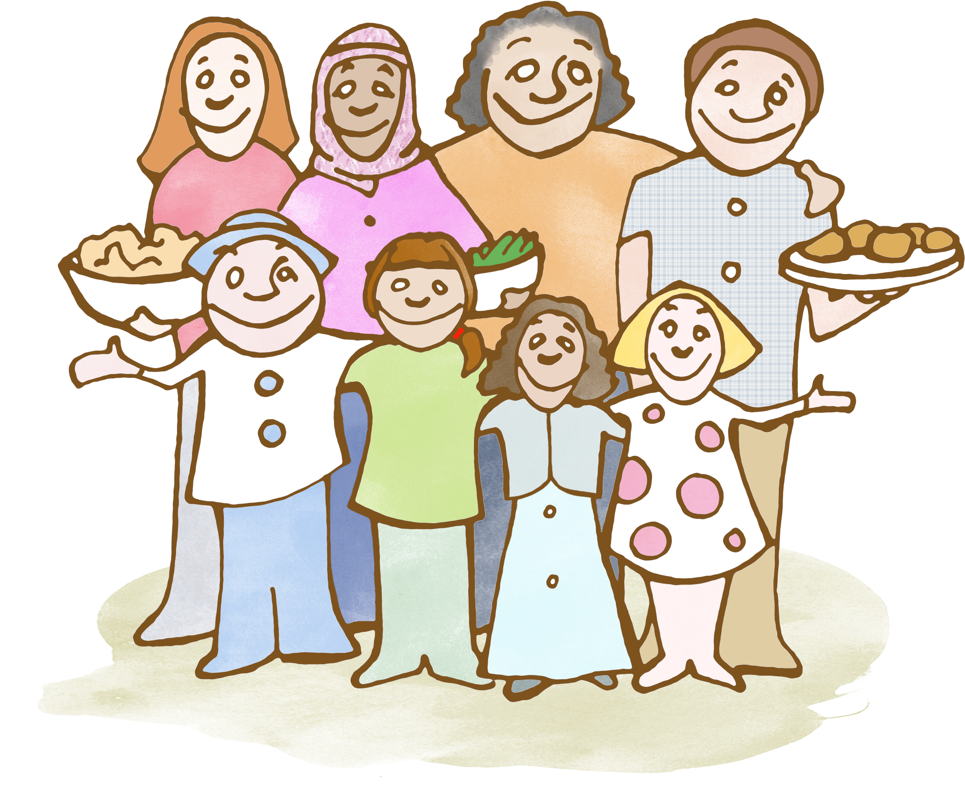 We Have Just Created Three New Martin & Sylvia Stories, - Ramadan Family Png (2176x1955), Png Download