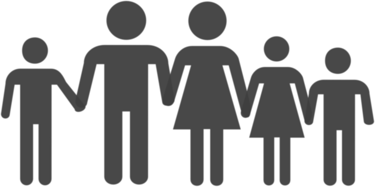 Clip Art Black And White Stock Parenting Is A Group - Stick Figure Family Png (1280x640), Png Download