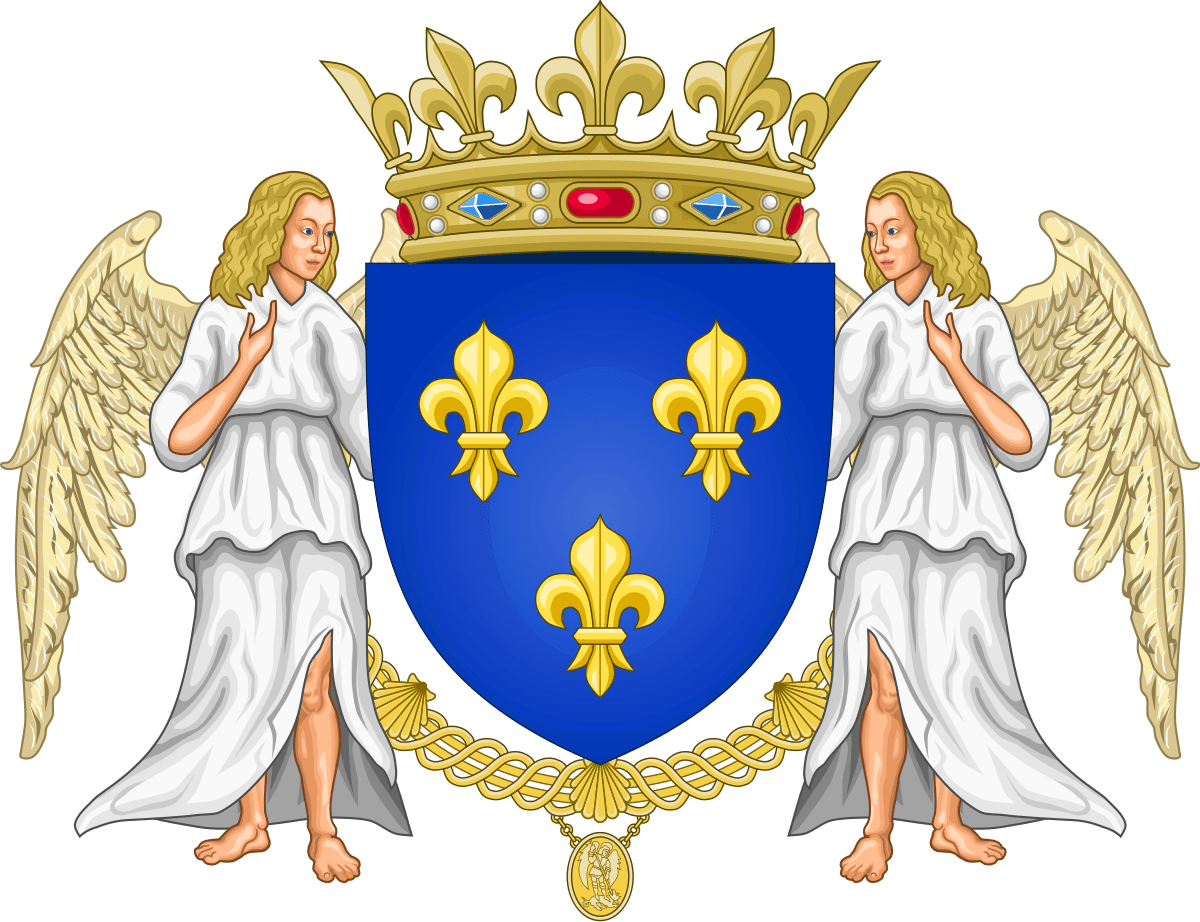 Royal Coat Of Arms Of France (1200x922), Png Download