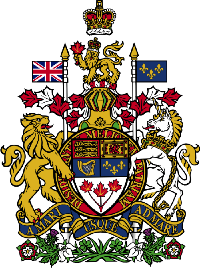 Los Brazos De Canadá Real Escudo De Armas Del Reino - Canadian Charter Of Rights And Freedoms Symbol (743x937), Png Download