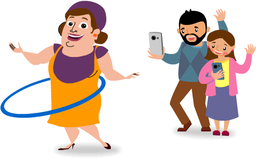 Fitness Family Png Clipart Free (550x400), Png Download