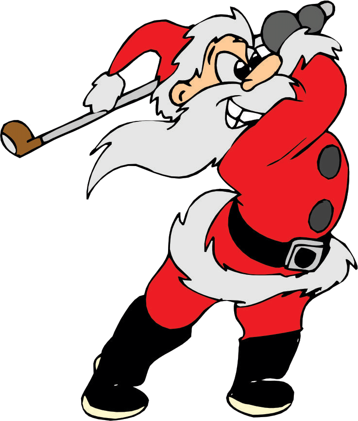Kix Cereal Box Miniature Golf Kix Cereal Clip Art Library - Santa Claus Golf Png (737x867), Png Download