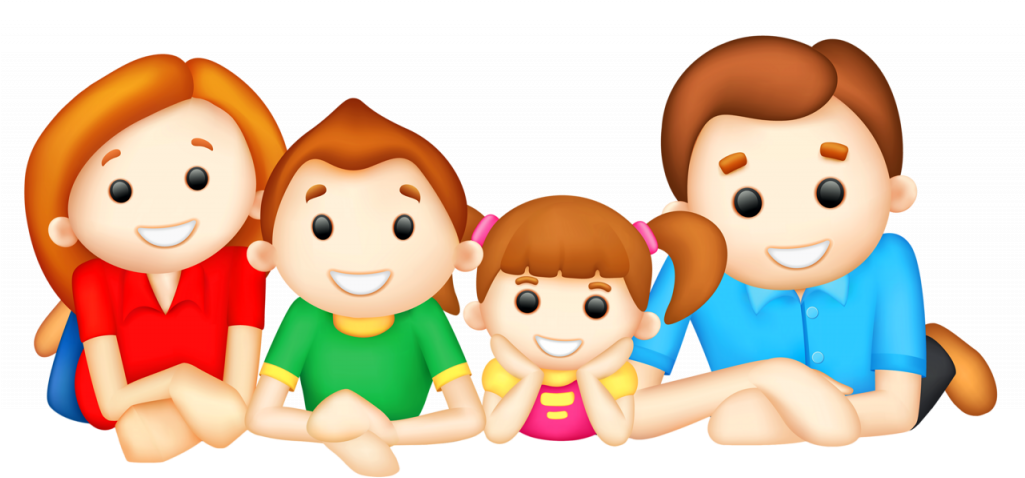 5 Clipart Family - Son And Daughter Clip Art (1024x485), Png Download