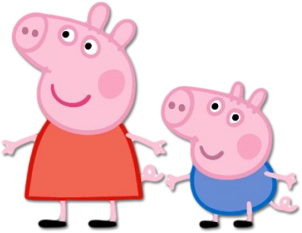 Peppa Pig Png Pack - Peppa Pig From The Front (619x477), Png Download