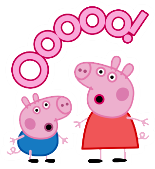 Imgenes Y Gifs De La Pepa Pig - Peppa Pig (375x360), Png Download