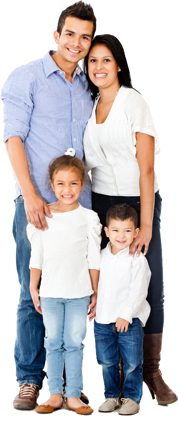 Get Your Free H - Family With No Background (354x842), Png Download