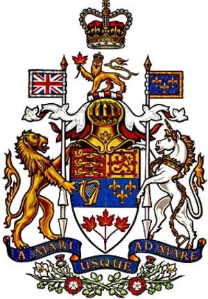 Coat Of Arms Of Canada - Coat Of Arms Canada Symbols (300x432), Png Download