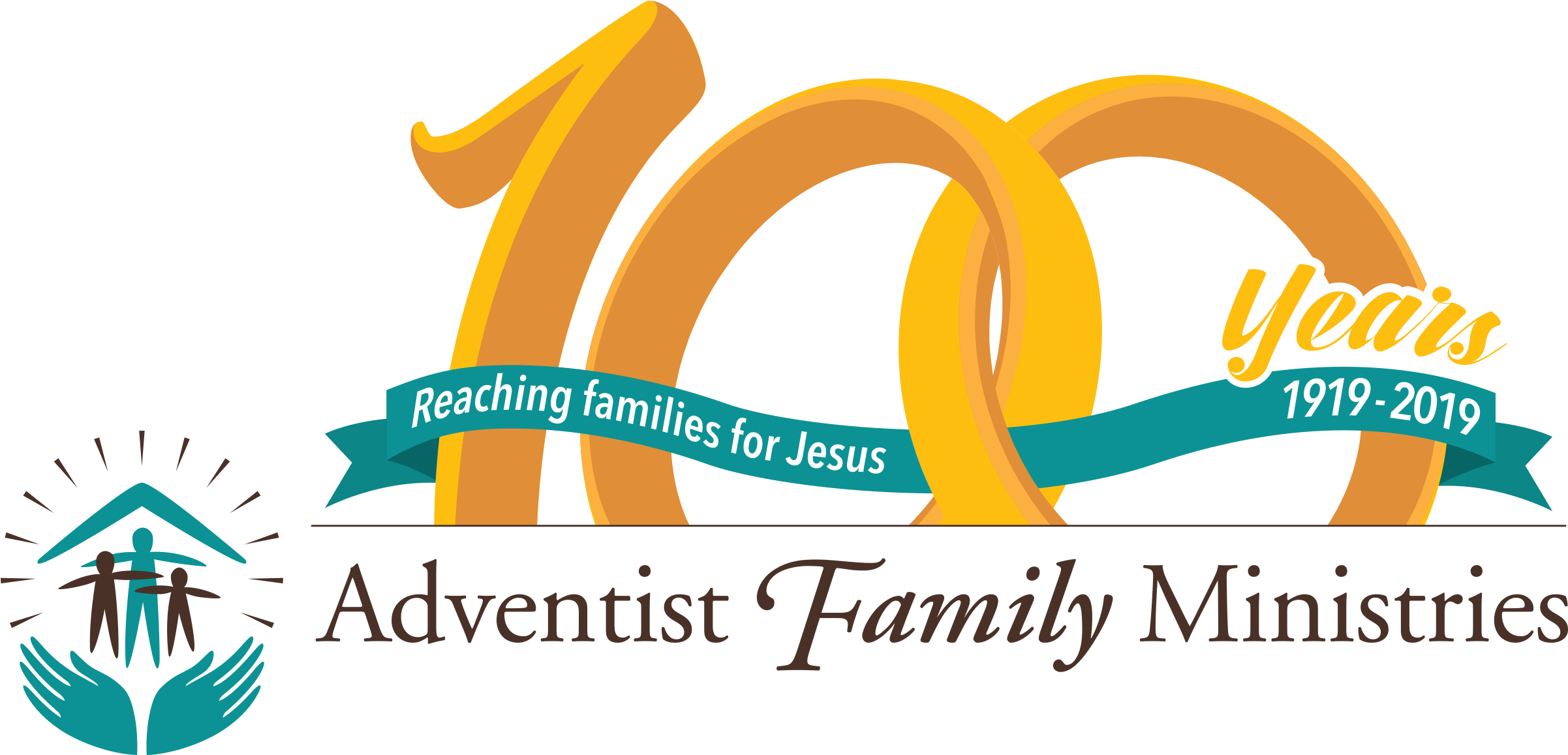 Church Family Png Image Transparent Library - Family Ministries Sda Logo (2495x1200), Png Download