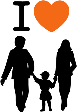 I Love My Family Dg0006love - Parent Love Their Child (395x395), Png Download