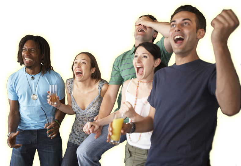 Strike Zone Family Center - People Having Fun Png (788x545), Png Download