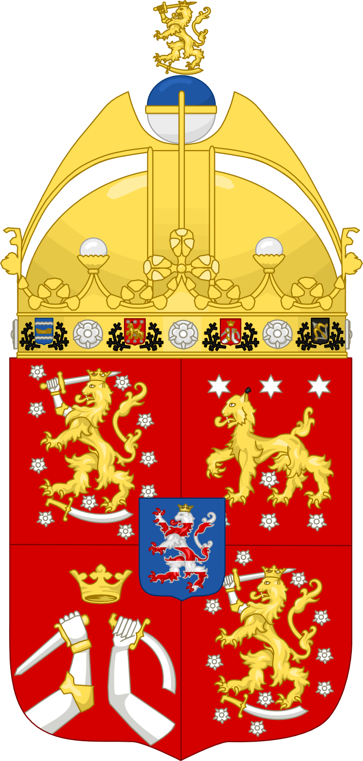 M O N A R C H Y - Royal Finnish Coat Of Arms (715x1500), Png Download