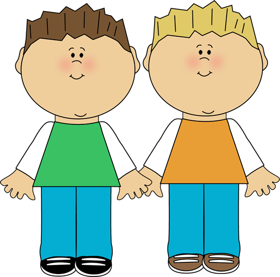 Couple Family Clipart - Brother Sister Clipart (556x550), Png Download
