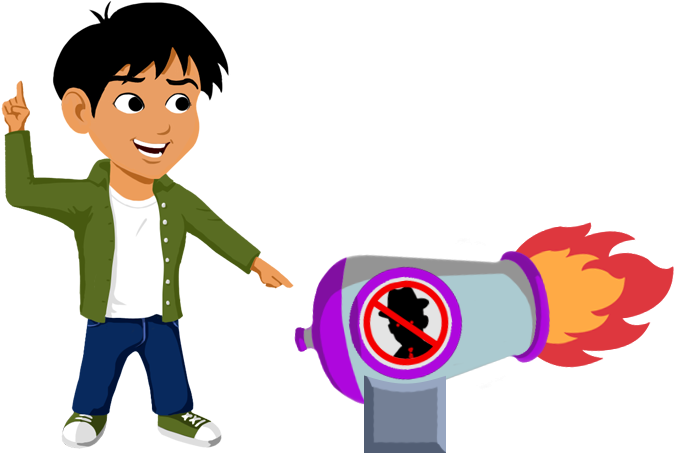 Click The Button At The Right To Play A Game That Shows - Cartoon (739x601), Png Download
