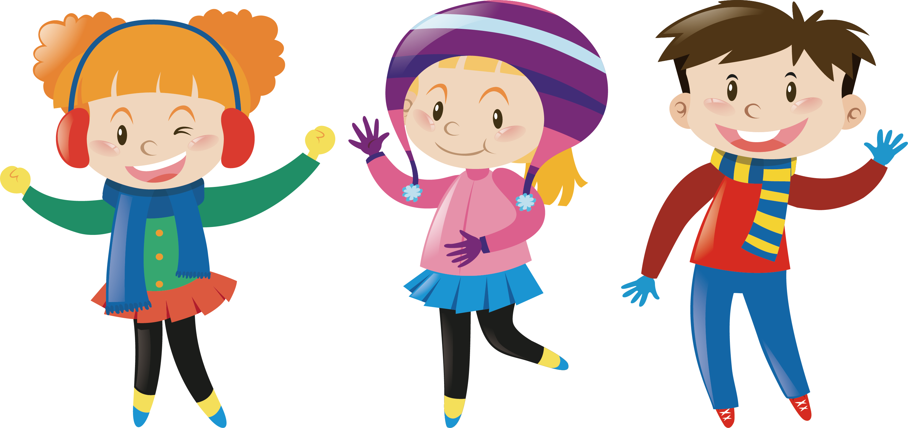 Winter Clothing Stock Photography Illustration - Winter Kid Vector Png (3079x1454), Png Download